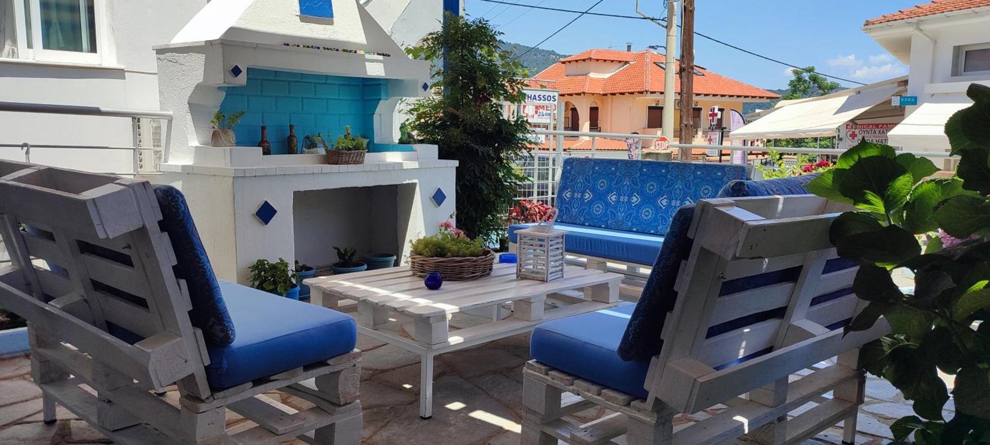 Celeste Deluxe Apartments Skala Potamia  Exteriör bild