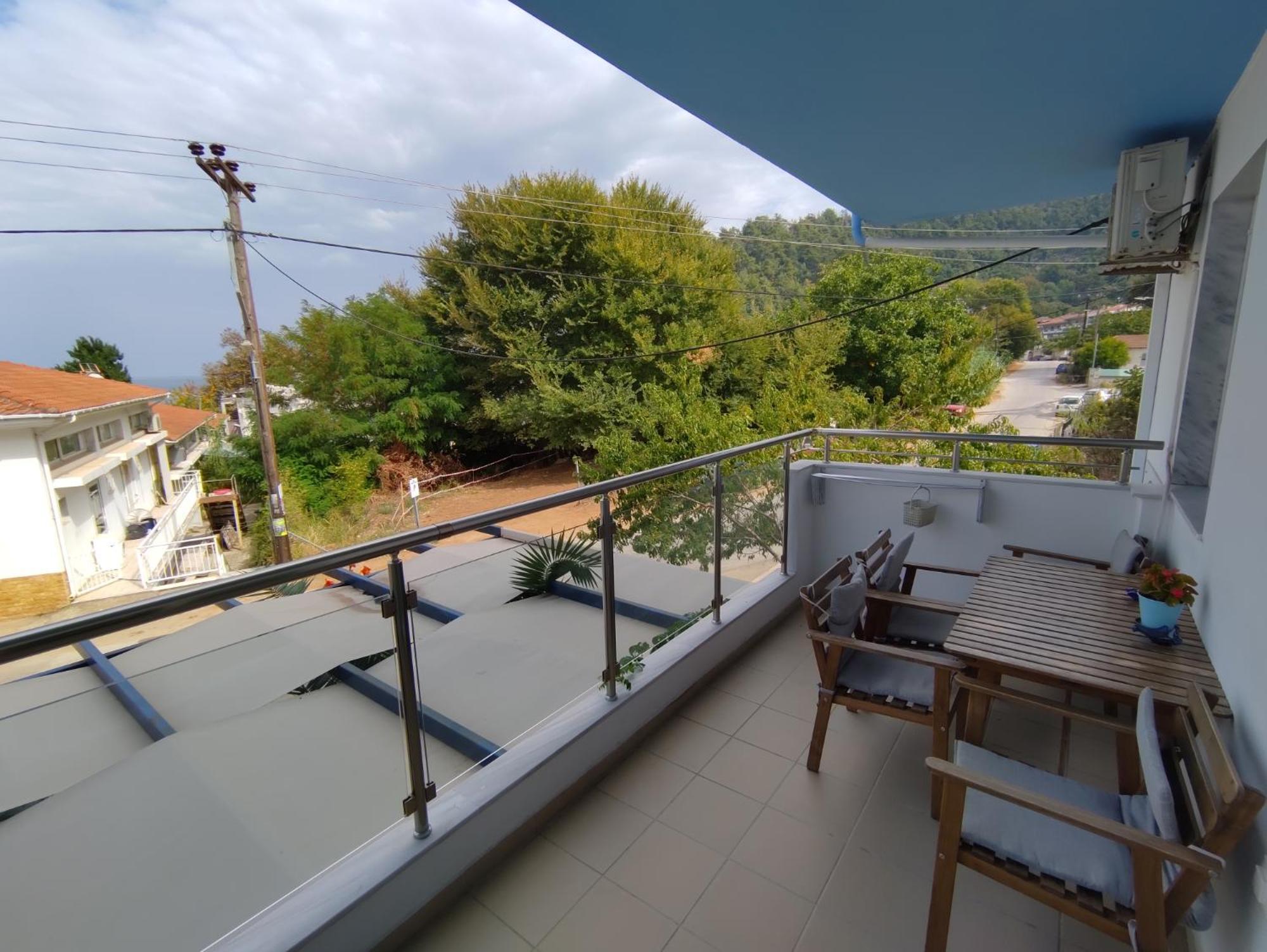 Celeste Deluxe Apartments Skala Potamia  Rum bild