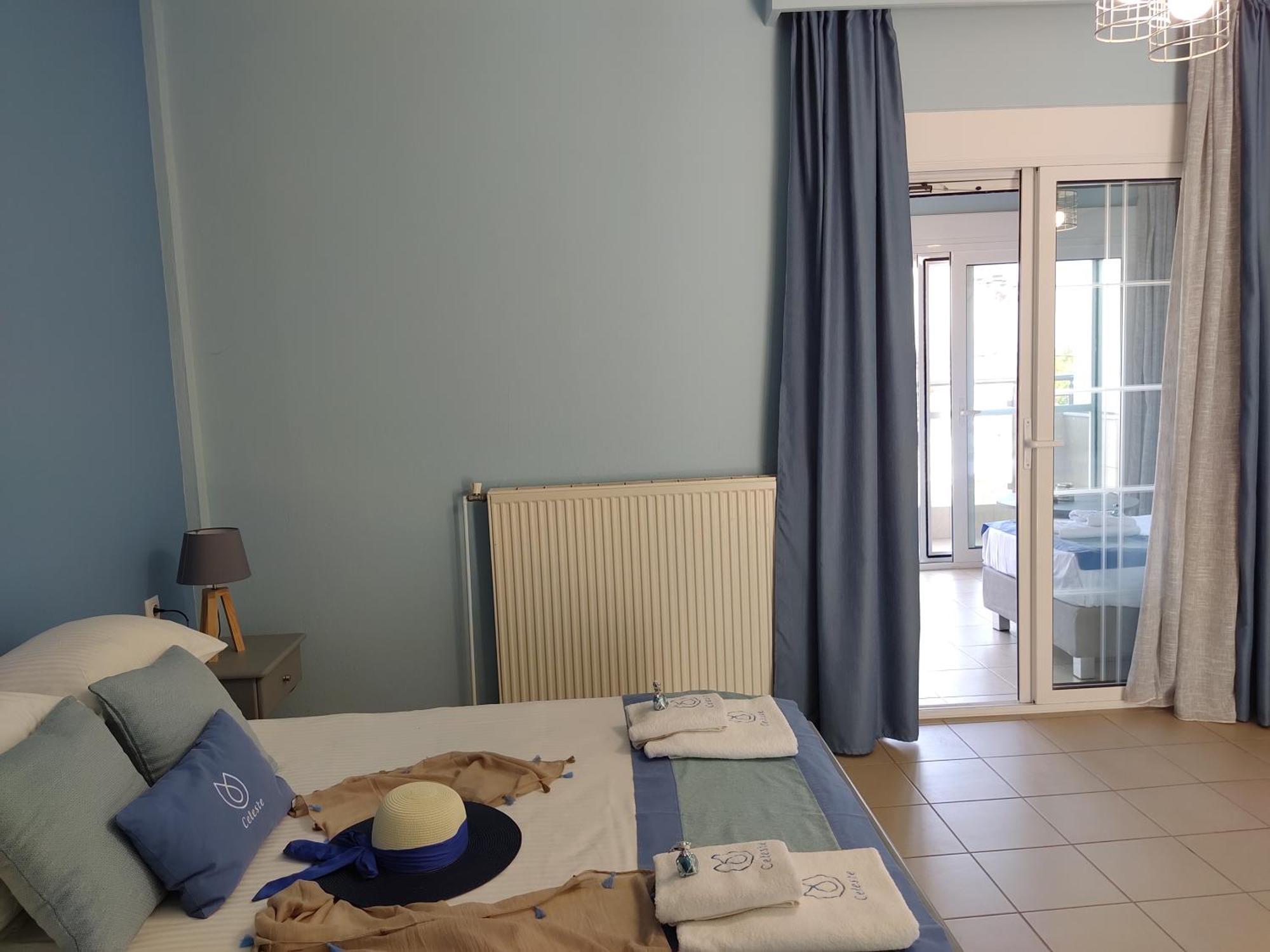 Celeste Deluxe Apartments Skala Potamia  Rum bild